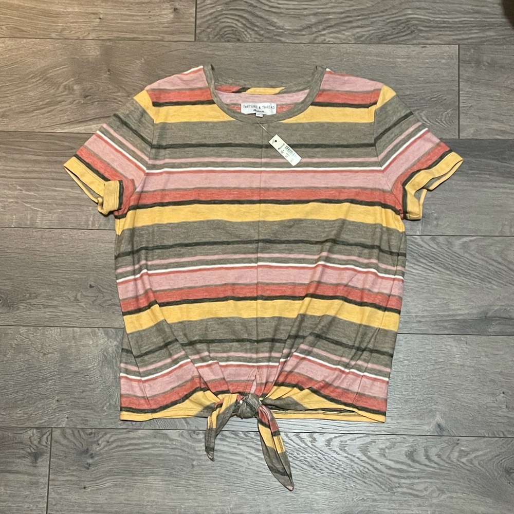 Madewell Tie-Front Top
